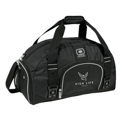 High Life Travel Duffle Bag Black