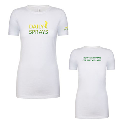 Daily Sprays Womens Premium T-Shirt White