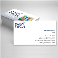 Daily Sprays Business Card Daily Sprays Business Card