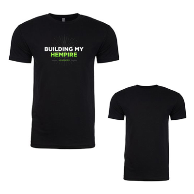 Hempworx Building My Hempire T-Shirt Black