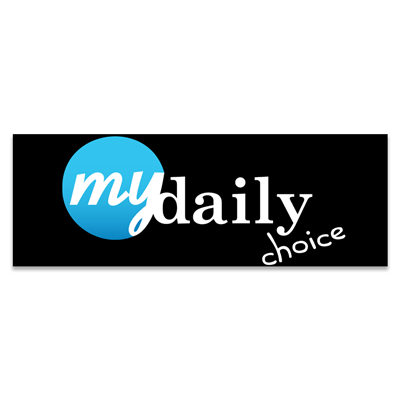 My Daily Choice Window Decal 4C 8.5x3