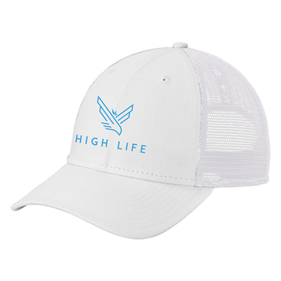 High Life Richardson Snapback Trucker Hat White