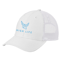 High Life Richardson Snapback Trucker Hat White