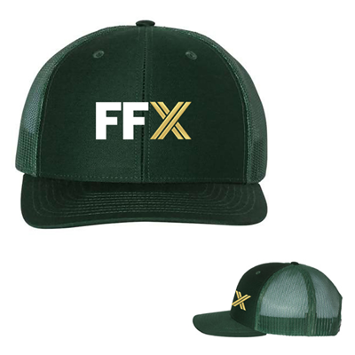 Fuel Factor X Trucker Snap Back Cap Dark Green
