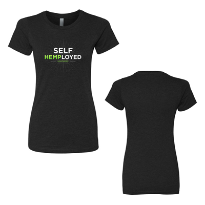 Hempworx Self Employed Womens T-Shirt Black