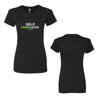 Hempworx Self Employed Womens T-Shirt Black Hempworx Self Employed Womens T-Shirt Black